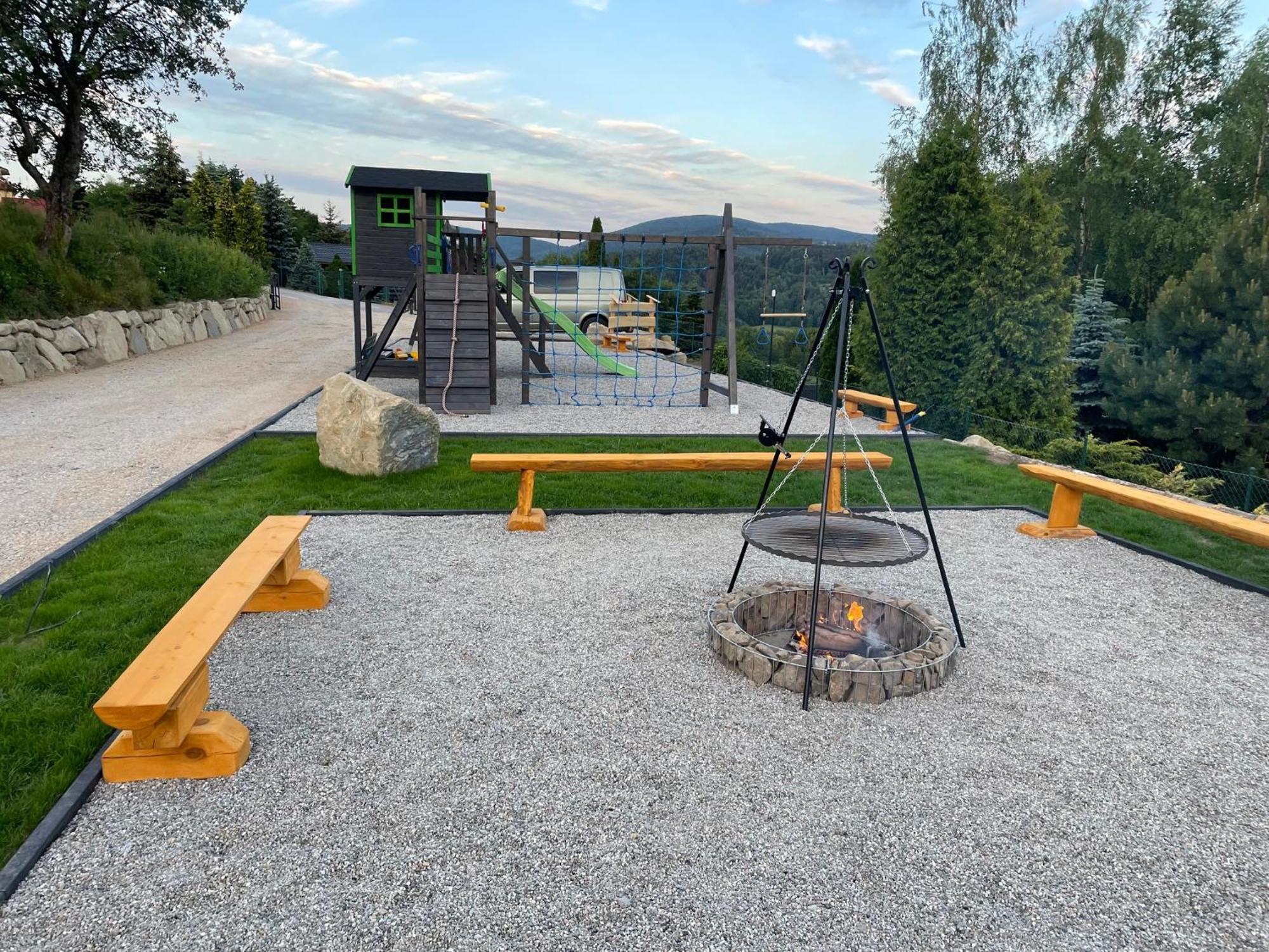 Domek Drewniany W Gorach Jacuzzi & Balia - Osada Chelm Stroza  Eksteriør bilde