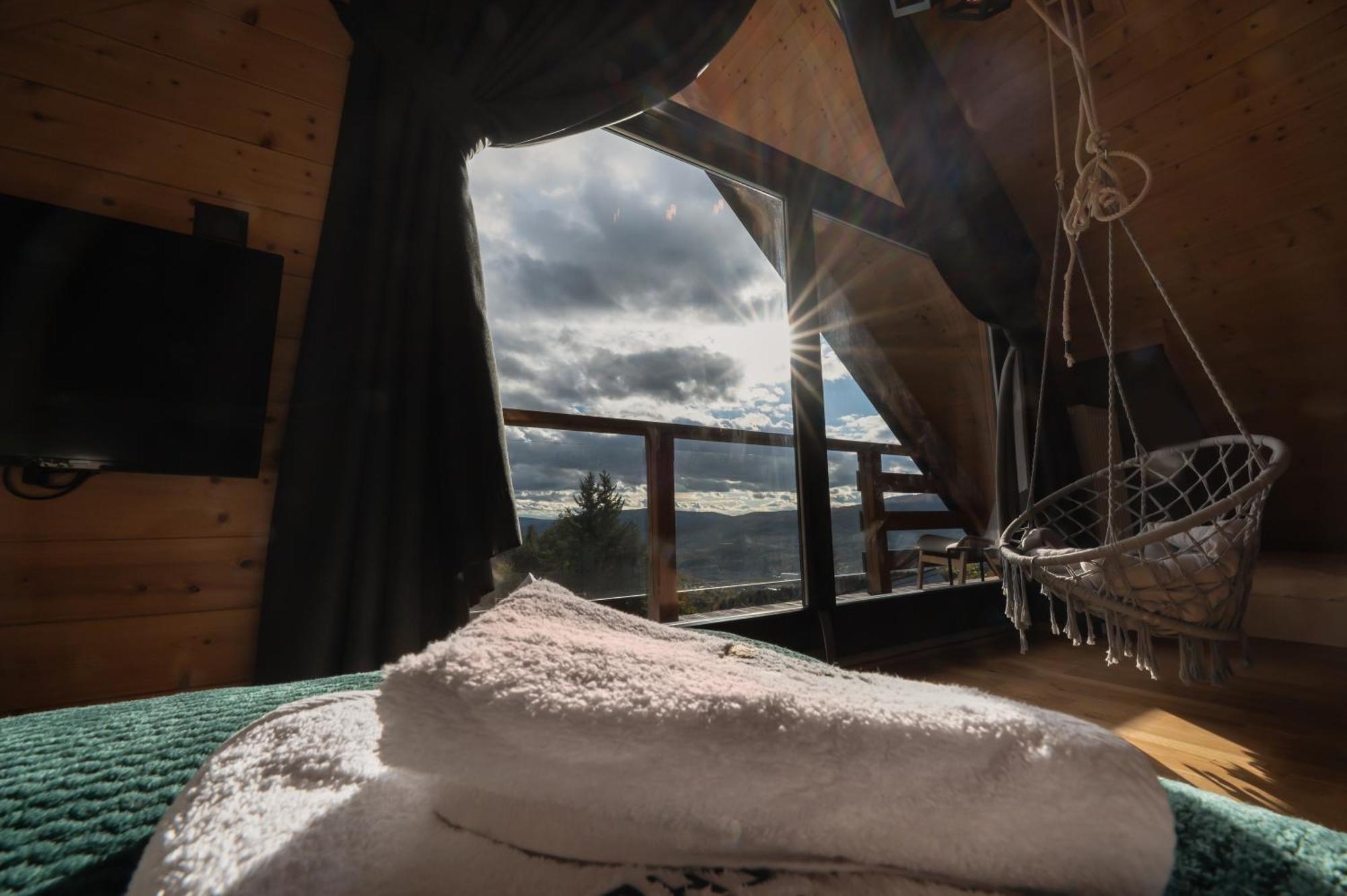 Domek Drewniany W Gorach Jacuzzi & Balia - Osada Chelm Stroza  Eksteriør bilde